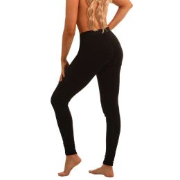 Cross Adventure leggingsit - Merinovilla Musta
